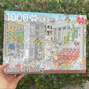 Jumbo 1000 Piece Puzzle - Pieces of History - Rome